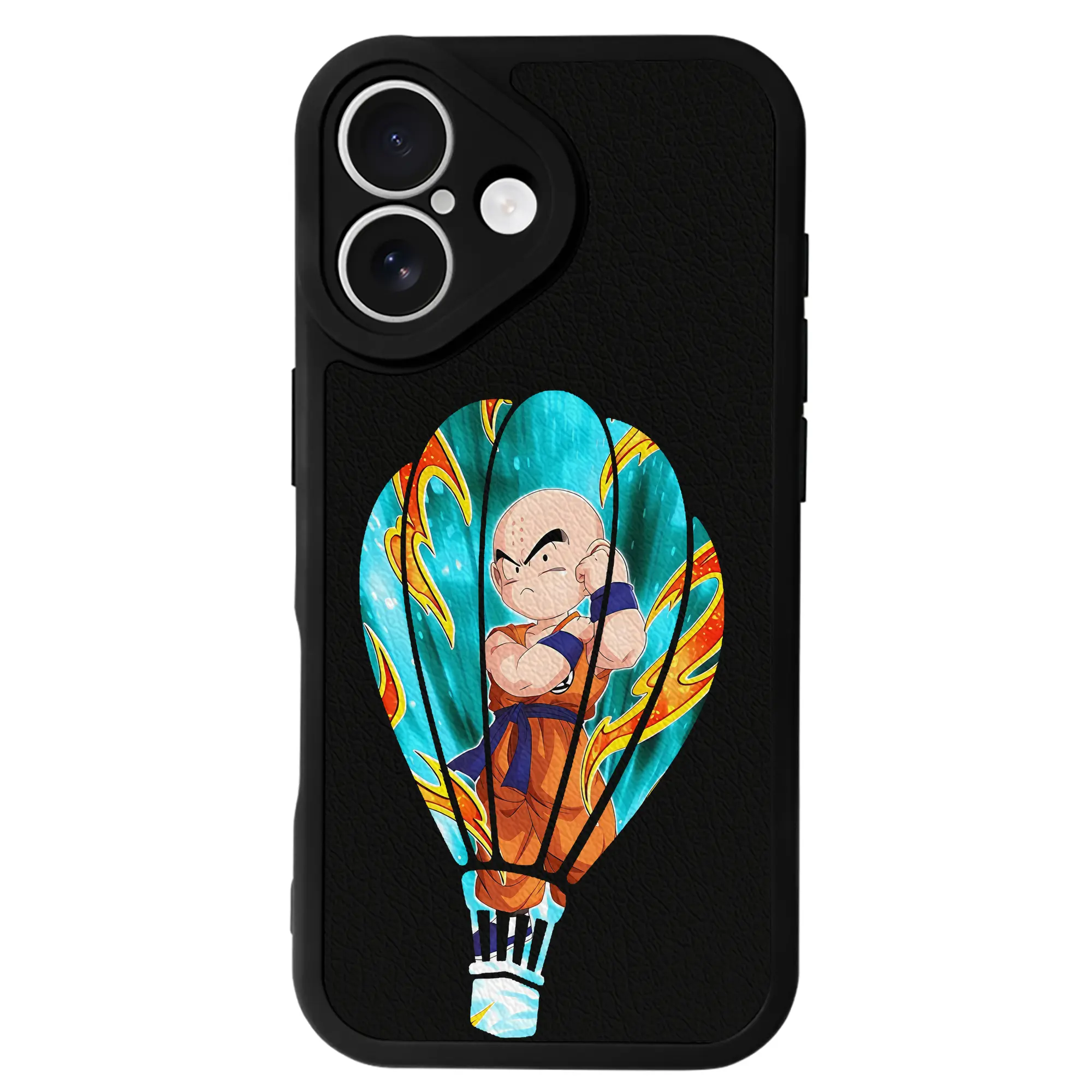 ドラゴンボール グッズクリリン - IPhone 16シリーズ対応 ・ シリコンスマホケース ・ レザー調 ・ 高精度フィット ・ 耐衝撃 ・ ワイヤレス充電対応 ・ 精密カット